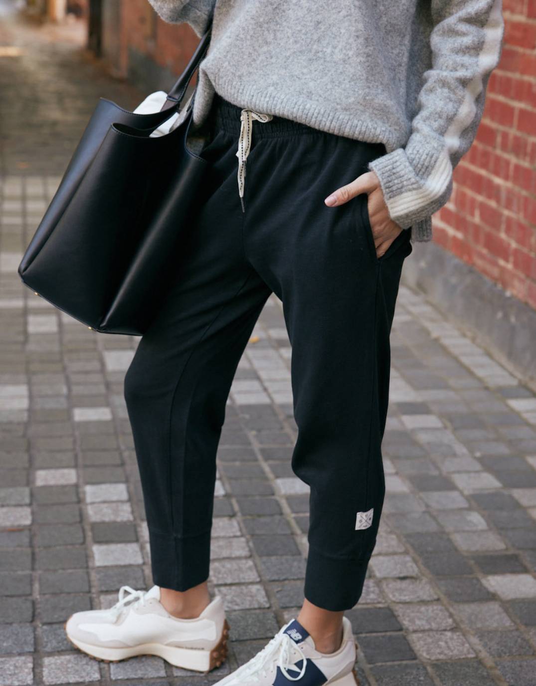 3/4 Brunch Pants - Black